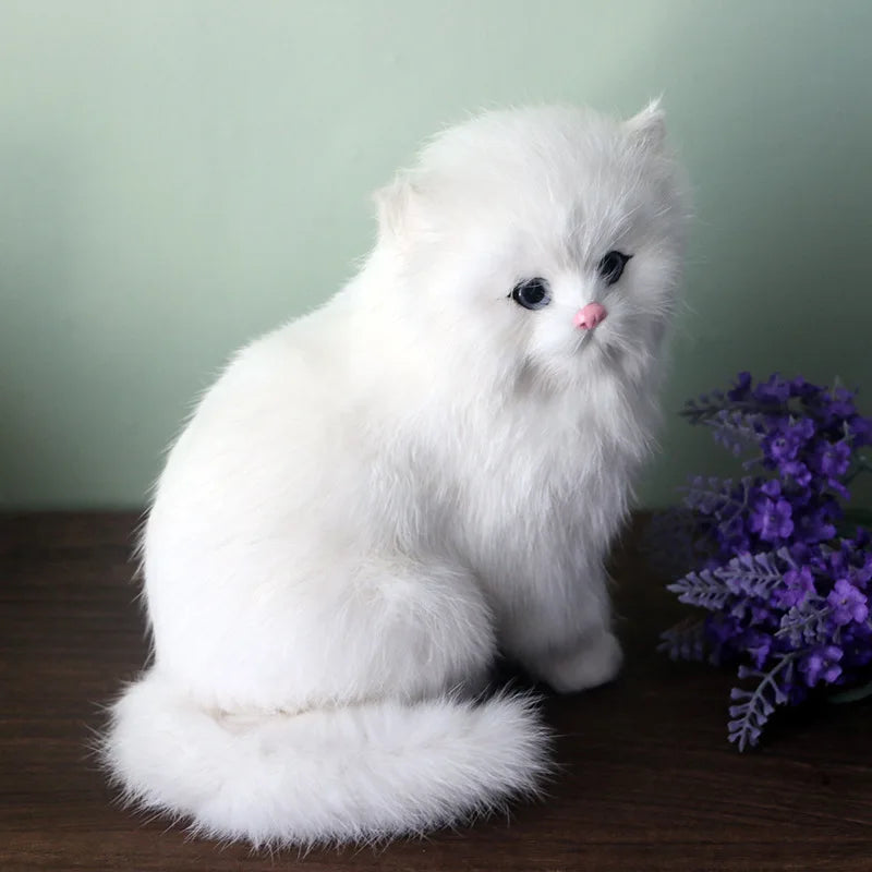 Peluche chat persan 35 cm  Peluches et doudous en ligne sur