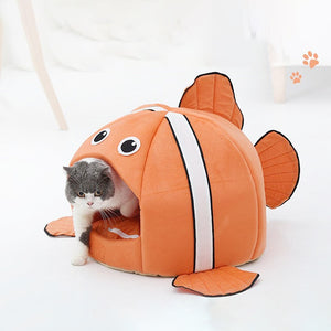 Casa para gatos con peces FEESHKAT™