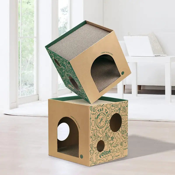 Cabane en Carton pour Chat