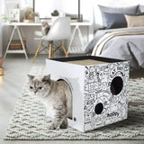 Cabane en Carton pour Chat