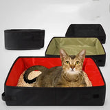 bac litiere de voyage pour chat