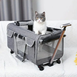 Sac de Transport a Roulette pour Chat