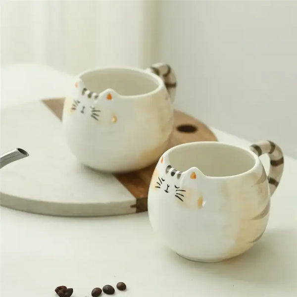 Tasse en Forme de Chat