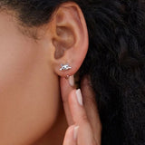 Boucles d’oreilles chat à longue queue en argent TALYKAT™ Bijoux, boucle d’oreilles, boucles chat,