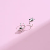 Boucles d’oreilles chat à longue queue en argent TALYKAT™ Bijoux, boucle d’oreilles, boucles chat,