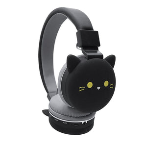 iMoshion Casque pour enfants Bluetooth LED oreilles de chat - Vert
