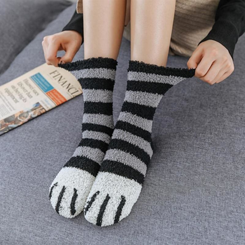 Cat paw socks for couples
