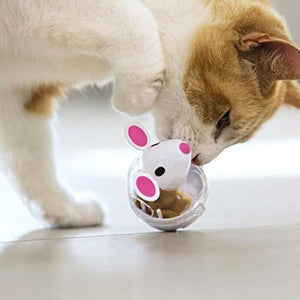 Jouet interactif souris distributeur de friandises pour chat KYTIKAT™ balle croquettes, gamelles / 