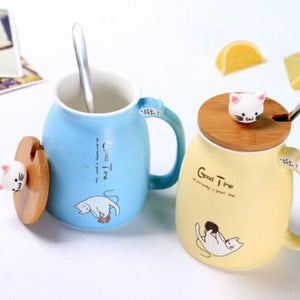 Mug Chat Avec Couvercle TOONKAT™ Maison / Décoration, Meilleures ventes, mugs et tasses