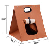 Niche tipi sac pour chat COLLAKAT™ couchages, maison chat, niche en feutre, niches / maisonnettes