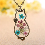 Pendentif en verre silhouette de chat DISYKAT™ Bijoux, colliers / pendentifs, chat, pendentifs