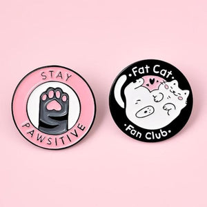 Pin’s Chat Noir COPYKAT™ accessoires, pin’s, pin’s / Broches