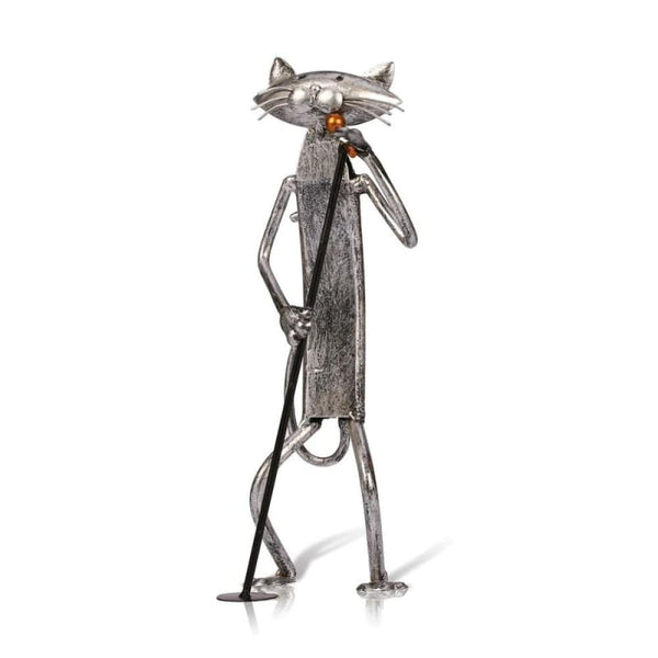 Statuette artisanale Chat musicien FURNYKAT™ Maison / Décoration, musicien, statuettes chat