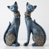 Statuettes Chat Résine RESIKAT™ (La paire) Maison / Décoration, statuettes chat